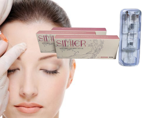 SIMIER 1mI 2ml फेशियल हाइलूरोनिक एसिड जेल फिलर इंजेक्शन मेसोथेरेपी सॉल्यूशन