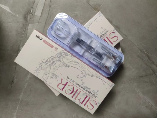 मेडिकल ग्रेड क्रॉस लिंक्ड एचए फिलर 10ml 20ml इंजेक्शन योग्य डर्मल फिलर