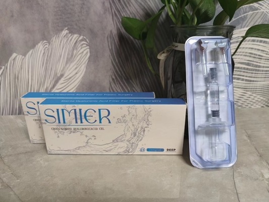 मेडिकल ग्रेड क्रॉस लिंक्ड एचए फिलर 10ml 20ml इंजेक्शन योग्य डर्मल फिलर