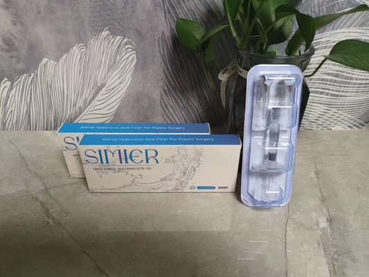 SIMIER 2ml विरोधी झुर्रियों चेहरे इंजेक्शन योग्य Hyaluronic एसिड त्वचा भराव