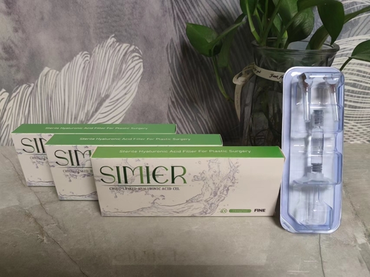 क्रॉस लिंक्ड डर्मल फिलर हाइलूरोनिक एसिड जेल फिलर 20mg/Ml