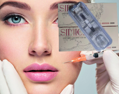 SIMIER 2ml विरोधी झुर्रियों चेहरे इंजेक्शन योग्य Hyaluronic एसिड त्वचा भराव