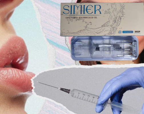 SIMIER 2ml विरोधी झुर्रियों चेहरे इंजेक्शन योग्य Hyaluronic एसिड त्वचा भराव