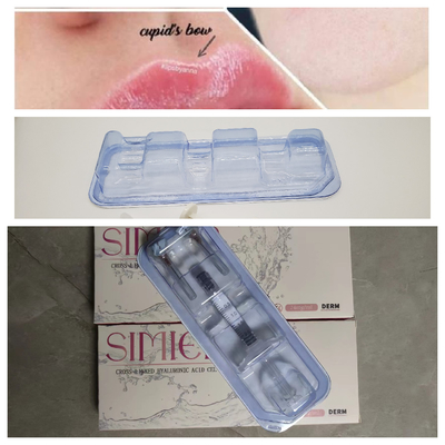 इंजेक्शन योग्य हा हिअल्यूरोनिक एसिड लिप फिलर इंजेक्शन 24mg/Ml फेस केयर