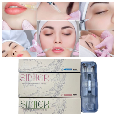 इंजेक्शन योग्य हा हिअल्यूरोनिक एसिड लिप फिलर इंजेक्शन 24mg/Ml फेस केयर