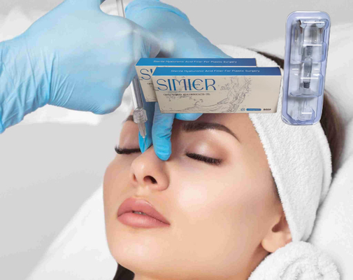 लिप इंजेक्शन 24mg/Ml Hyaluronic Acid Gel इंजेक्शन विरोधी झुर्रियां
