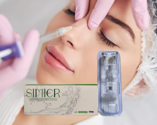 महिला त्वचीय होंठ भराव क्रॉस लिंक्ड Hyaluronic एसिड 2ml HA बॉडी फिलर