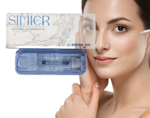 CE 1ml गहरी त्वचा चेहरे के लिए त्वचा भराव Hyaluronic एसिड HA होंठ भराव विरोधी उम्र बढ़ने