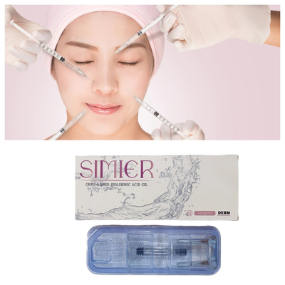 CE 1ml गहरी त्वचा चेहरे के लिए त्वचा भराव Hyaluronic एसिड HA होंठ भराव विरोधी उम्र बढ़ने