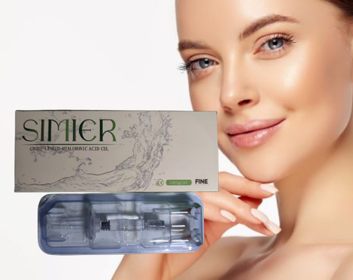 चेहरे के लिए 20mg/Ml Gel Hyaluronic Acid Filler Injections SFDA अनुमोदित