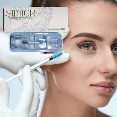 SIMIER 1mI 2ml फेशियल हाइलूरोनिक एसिड जेल फिलर इंजेक्शन मेसोथेरेपी सॉल्यूशन