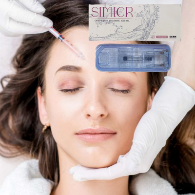 SIMIER 1mI 2ml फेशियल हाइलूरोनिक एसिड जेल फिलर इंजेक्शन मेसोथेरेपी सॉल्यूशन